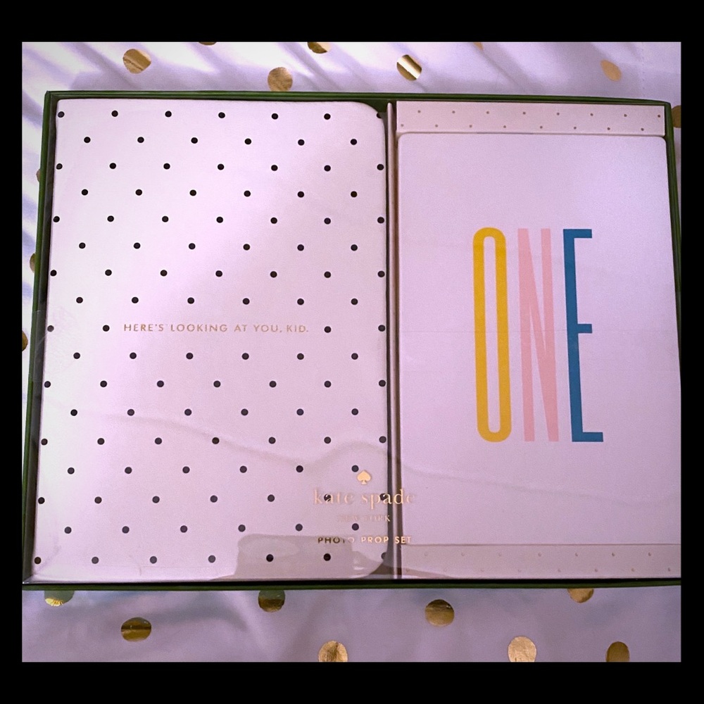 Kate ♠️ Spade Hey Baby photo prop set